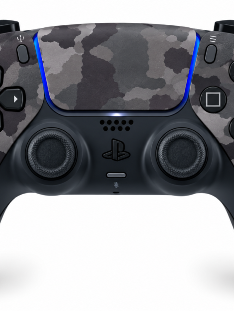 PS5 Controller Dark Gray Camouflage