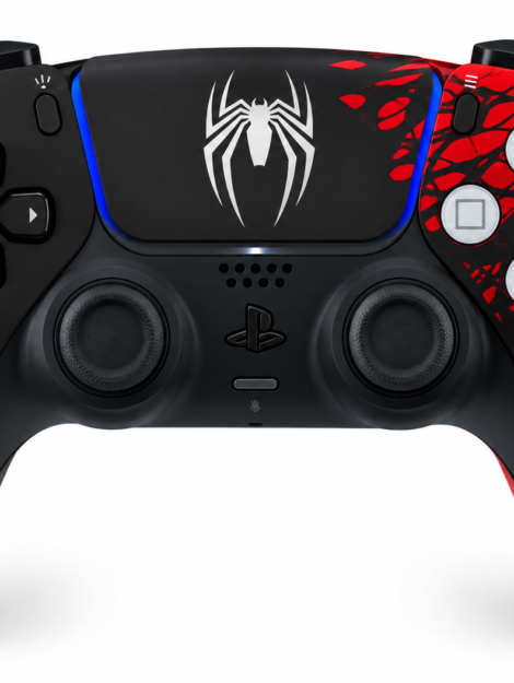PS5 Controller Red Spiderman