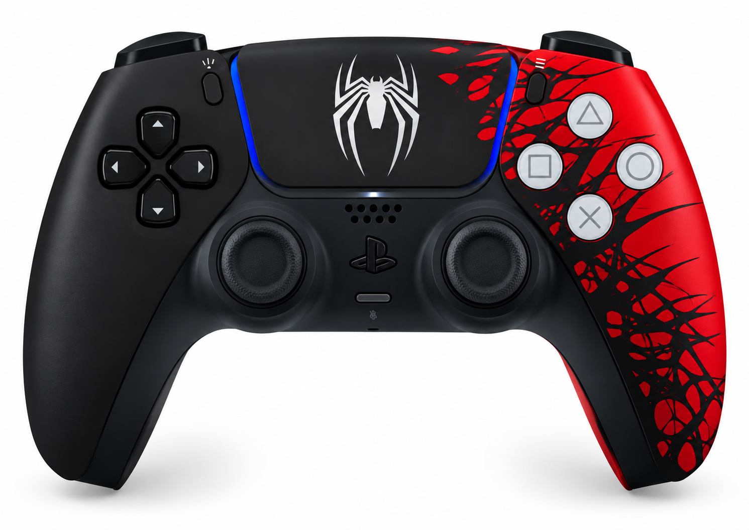 PS5 Controller Red Spiderman